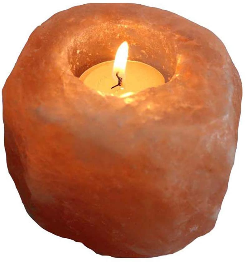 Himalayan Salt Candle holders (12  Units)