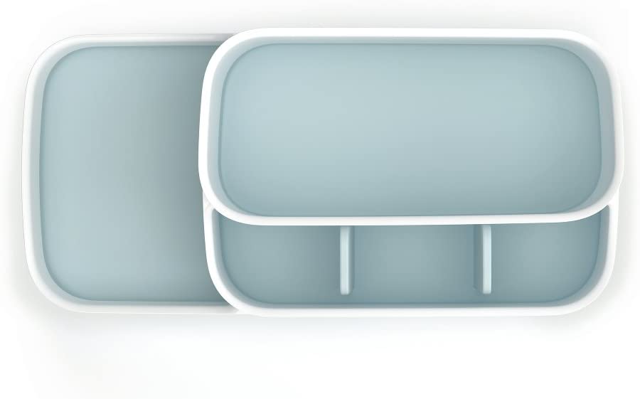 Easy-Store Bathroom Caddy- White/Blue (12 Units)