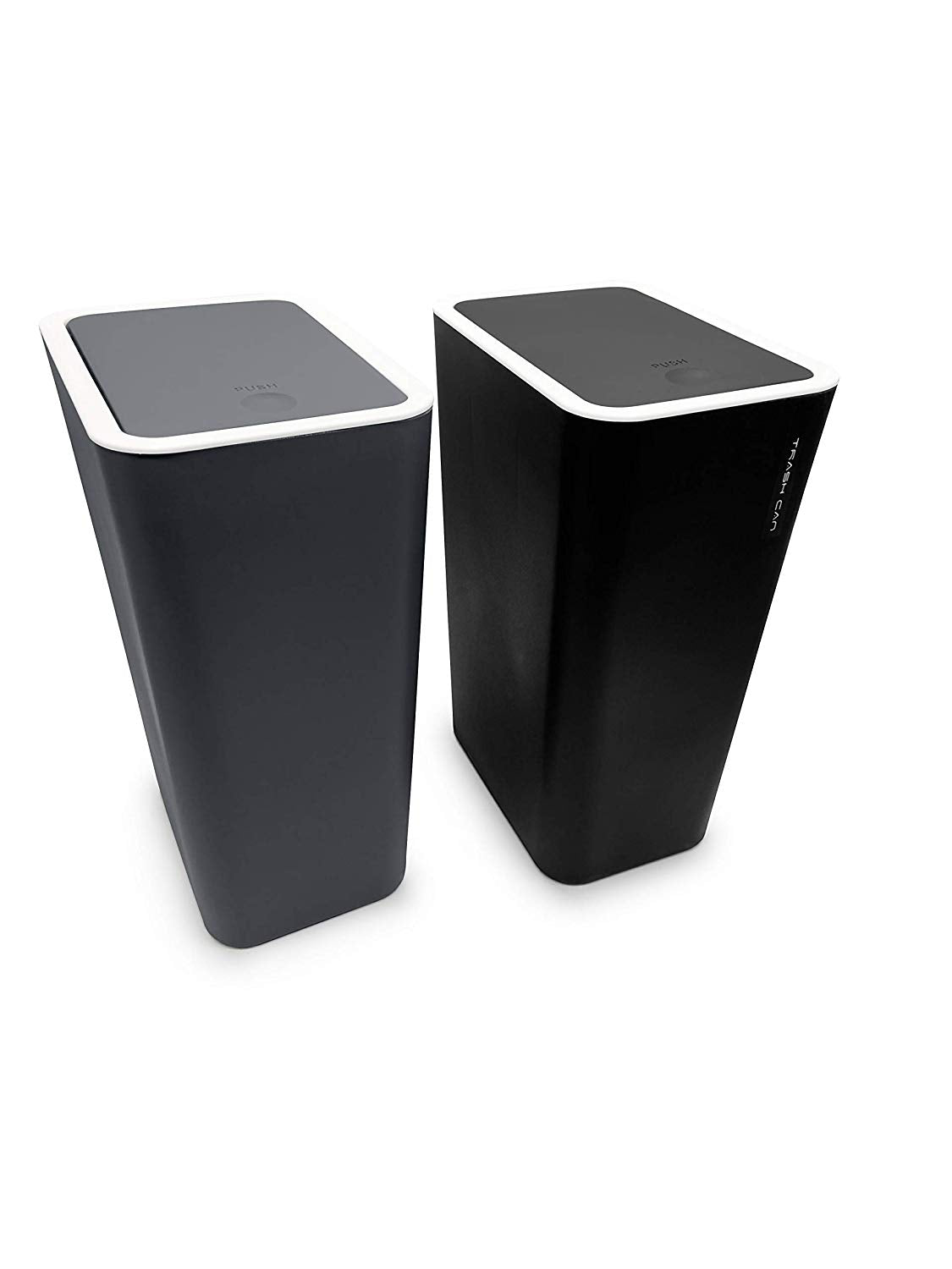 RECTANGULAR Push Bin Plastic Trash bin Garbage Can for kitchen, bedroom, office etc With Lid