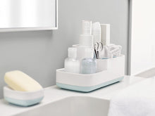 Easy-Store Bathroom Caddy- White/Blue (12 Units)