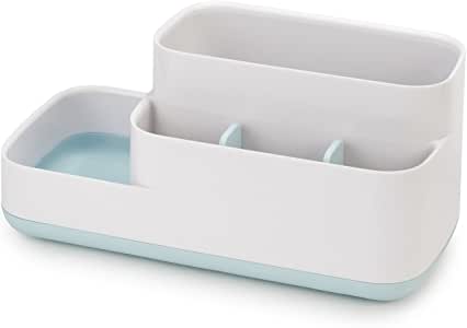 Easy-Store Bathroom Caddy- White/Blue (12 Units)