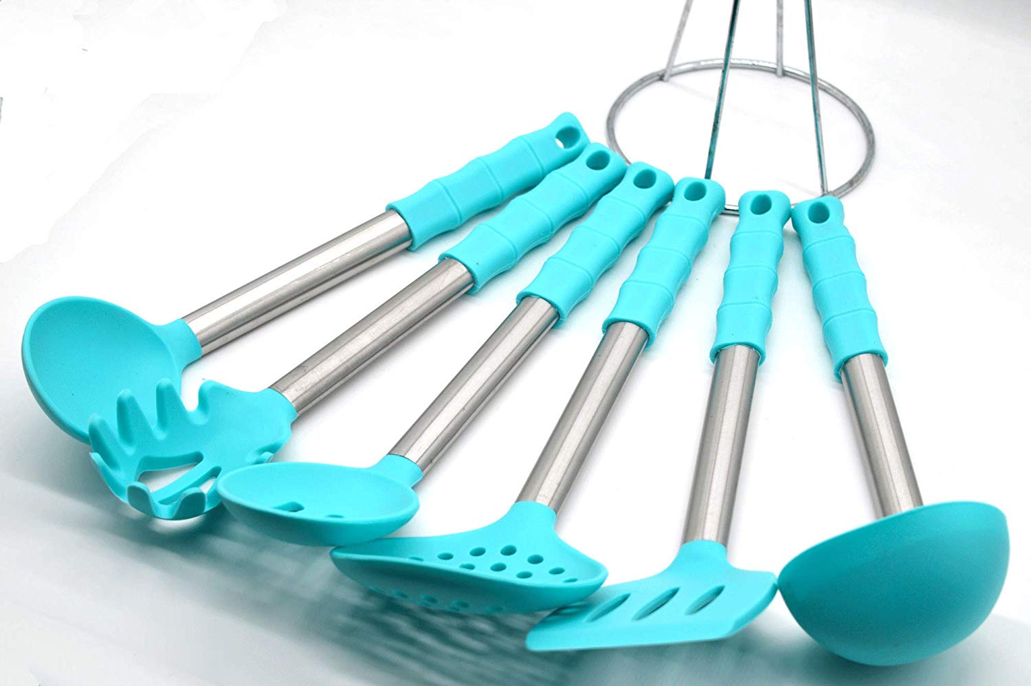 6-Piece Cooking Utensils Set / Teal